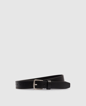 Ann Demeulemeester Black Willow leather belt B0012469LT128
