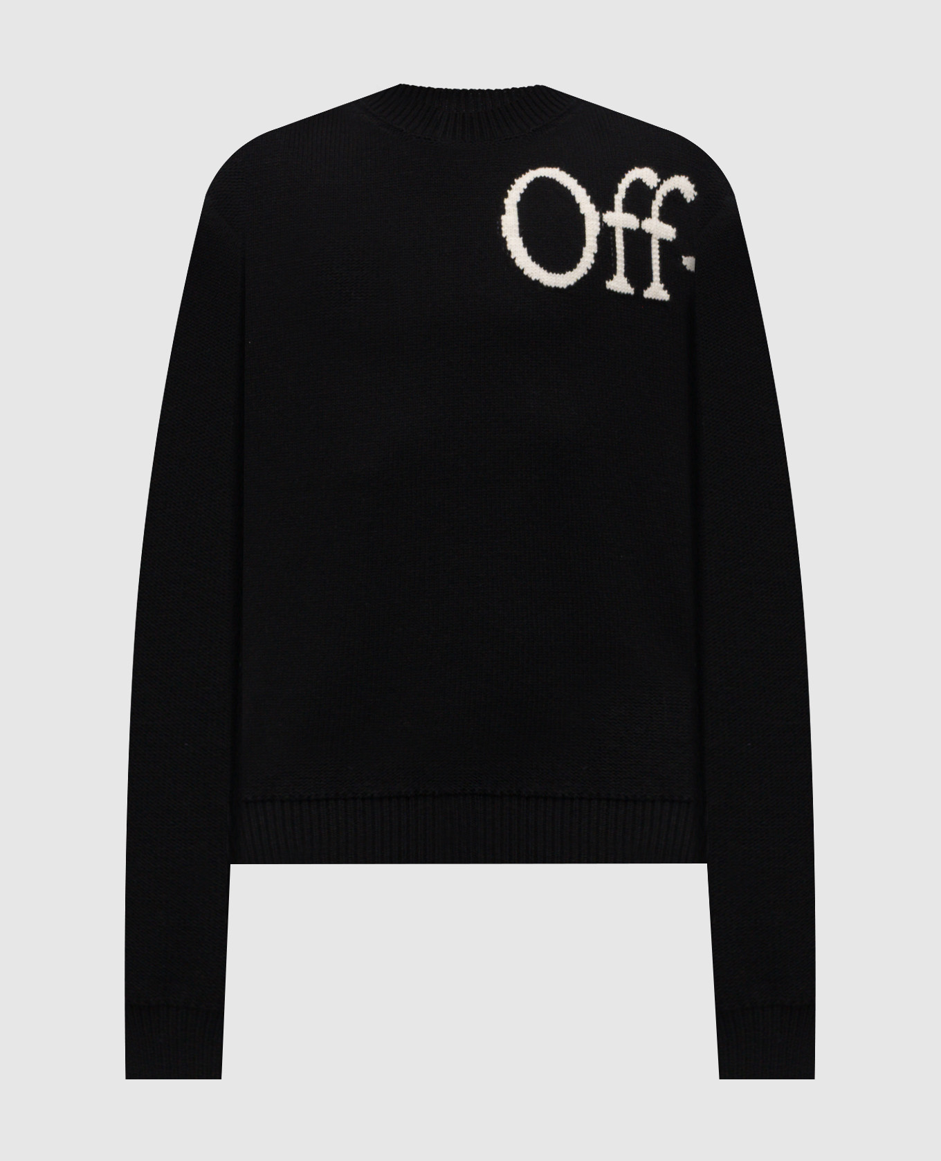 

Black sweater with wool Off-White