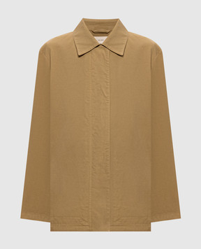 The Row Brown Baeza jacket 10948W2967