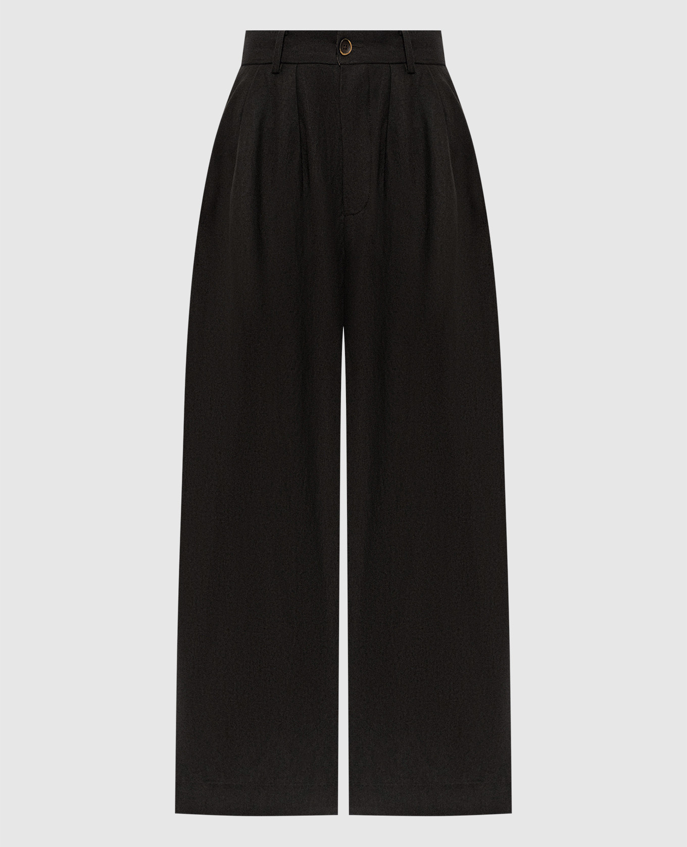 

Gray linen and wool palazzo pants UMA WANG, Grey