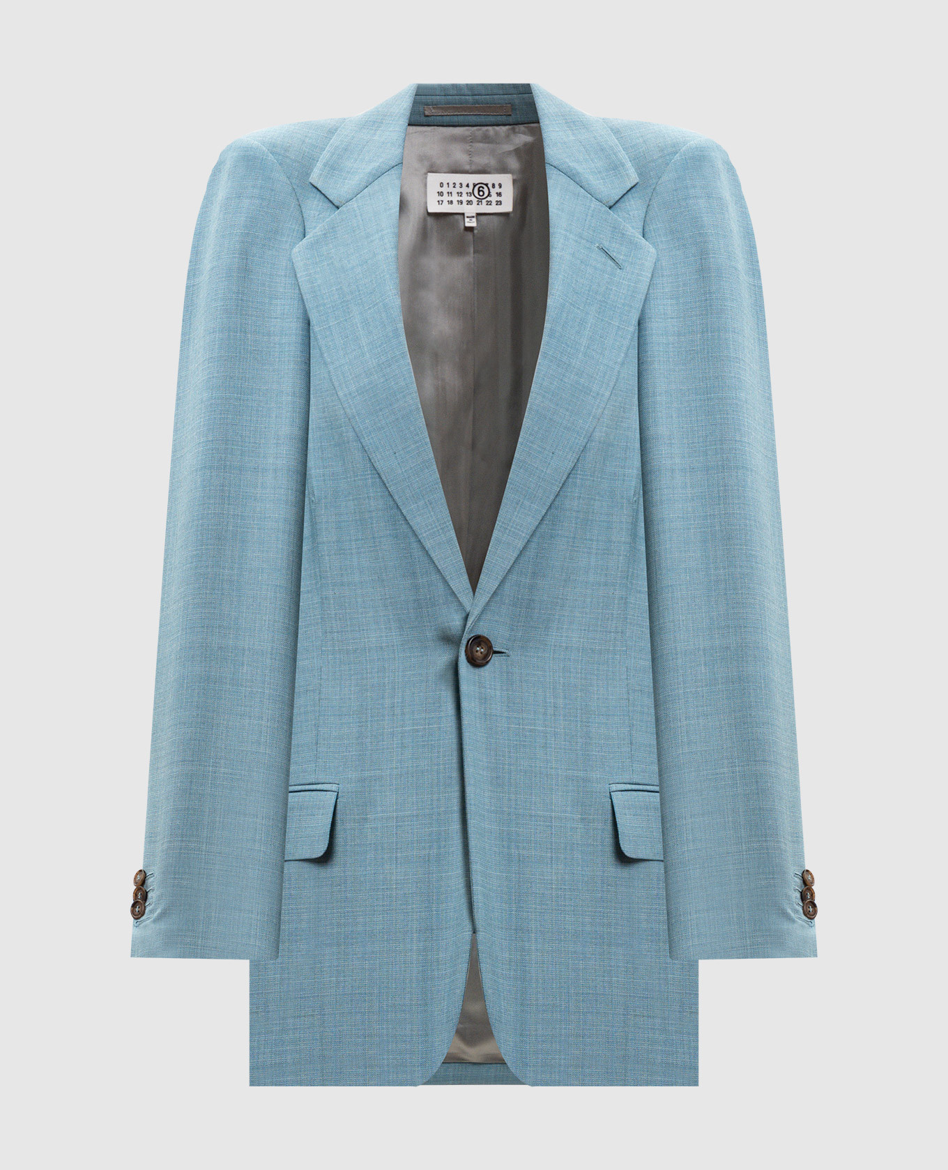 Veste en laine bleue