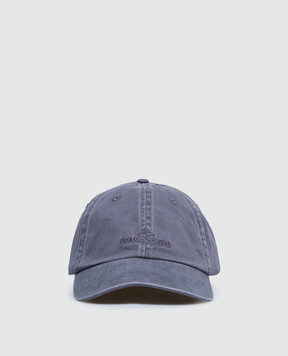 Stone Island Purple cap with logo embroidery L1S159100002S0106