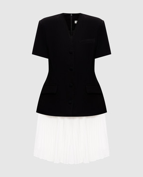 Simkhai Black Lea Blazer Double-Breasted Blazer Dress 4261151CP