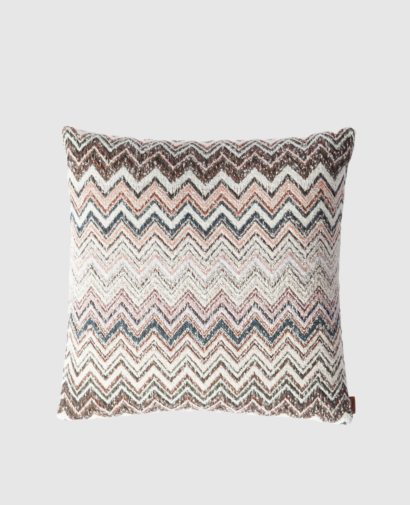 

Decorative down and feather pillow Forest with pattern Missoni Home, White