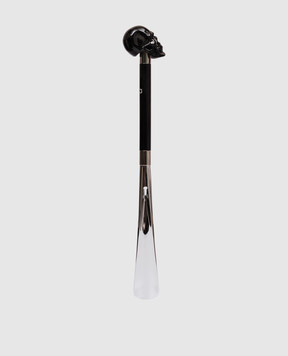 Pasotti Black Skull shoe horn PFPEXXF107NE