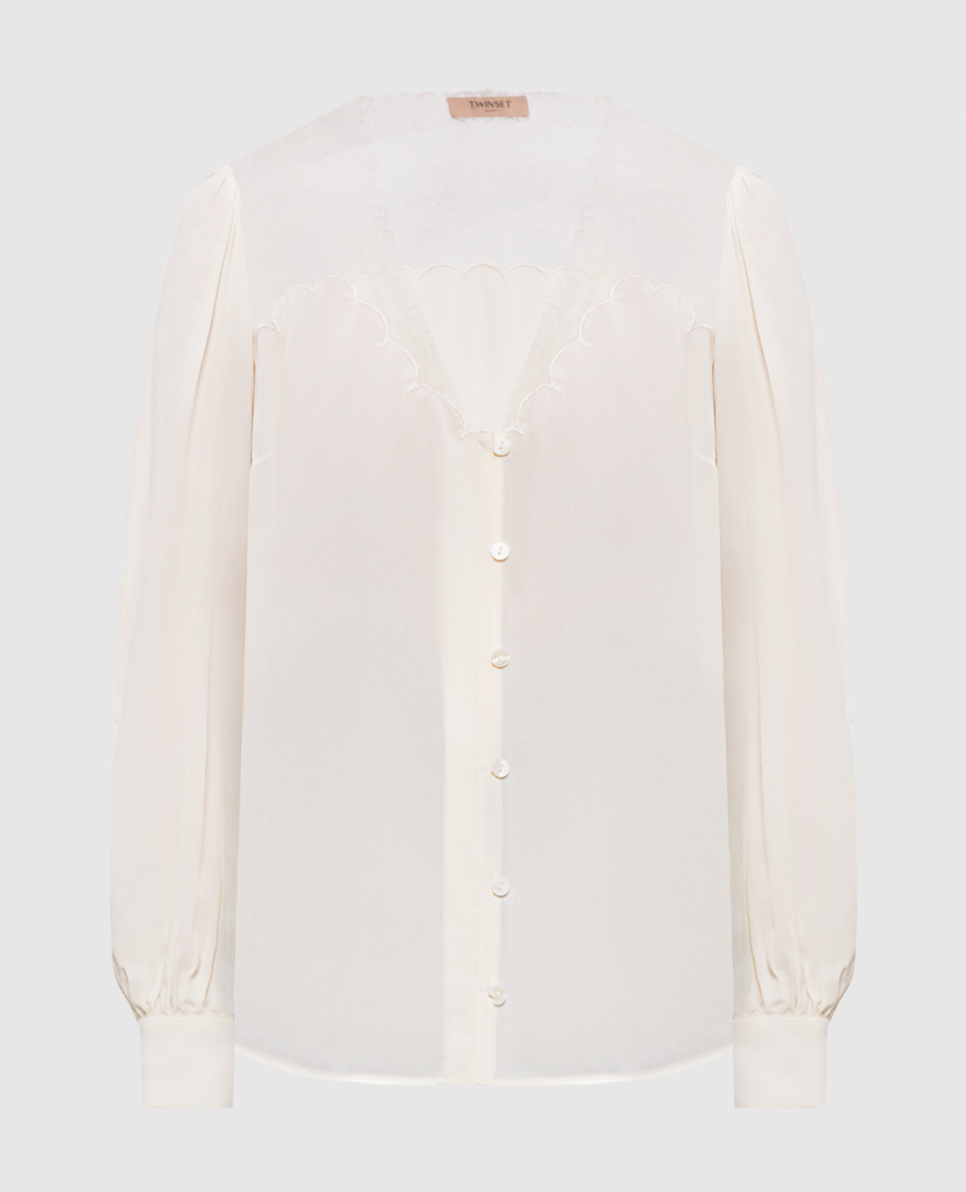Ivory lace blouse