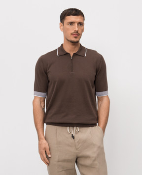 Peserico Brown polo R59478F149173N