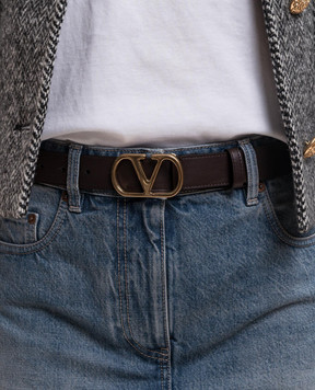 Valentino Brown leather belt 9W2T0SM3ZDM