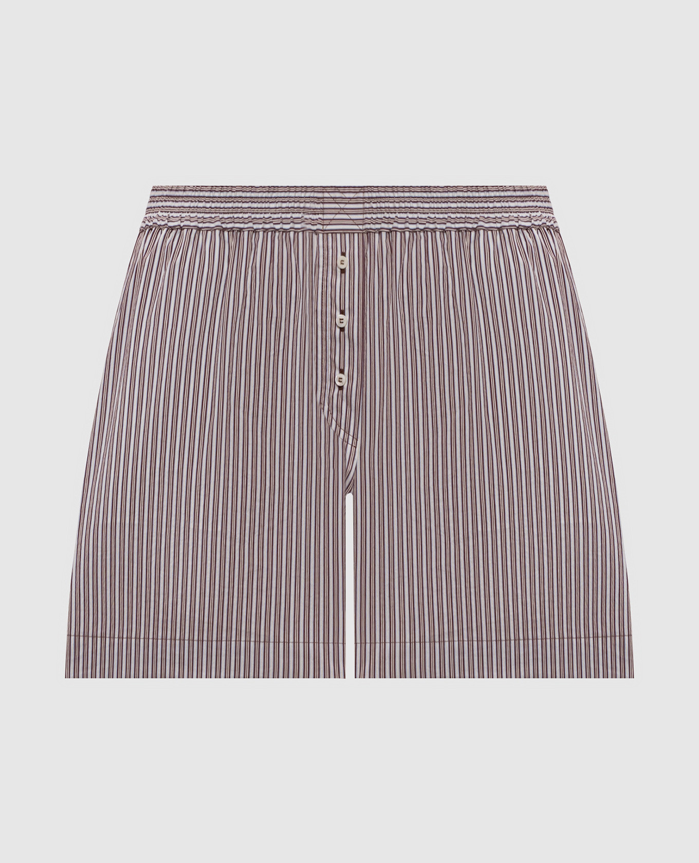 Gestreifte Seidenshorts