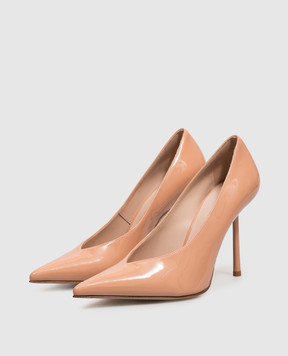 Le Silla Beige patent leather Clivage shoes 4226C090BXPPGSL