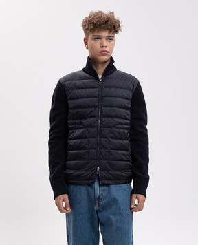 Moncler Blue wool blend jacket L20919B50700A9341