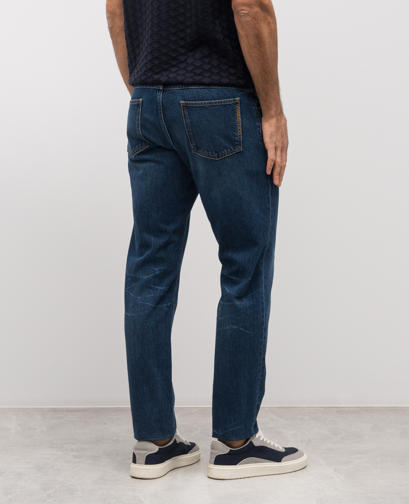 

Blue jeans with a worn effect Dolce&Gabbana