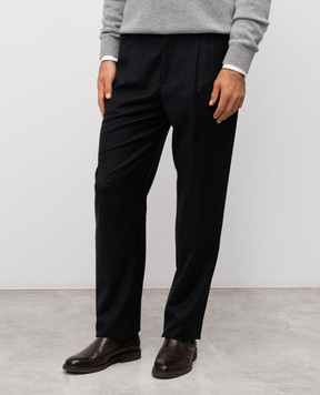 Agnona Gray wool pants T709U3YU1142