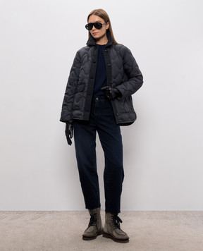 Woolrich Blue sweater with wool CFWWKN2044FRUF0574