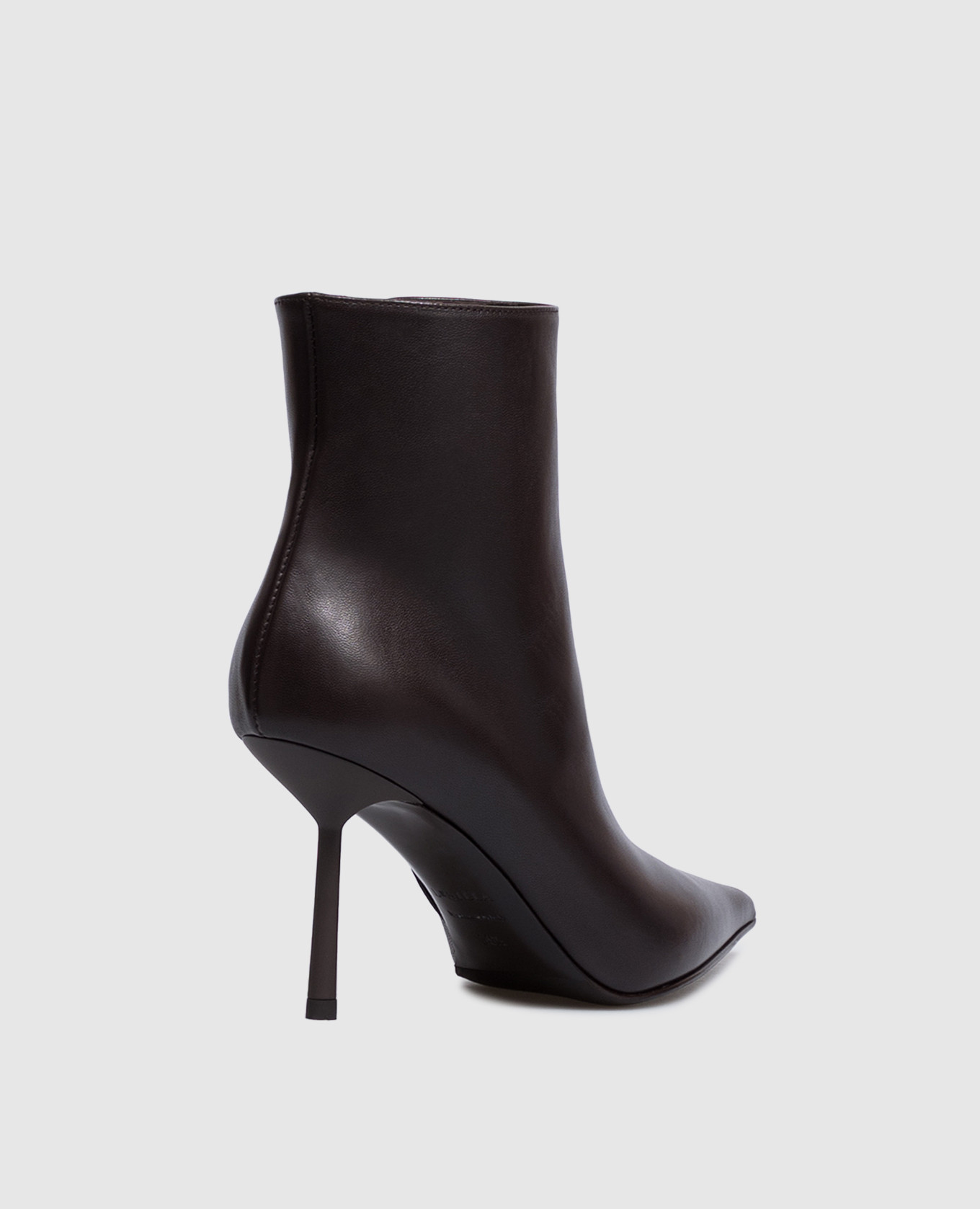 Brown leather ankle boots BELLA Le Silla 3