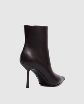 Le Silla Brown leather ankle boots BELLA 4217C080BMPPNEM