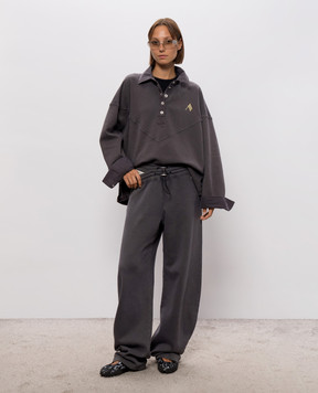 The Attico Gray sweatpants 261WCP00319JJF003AA