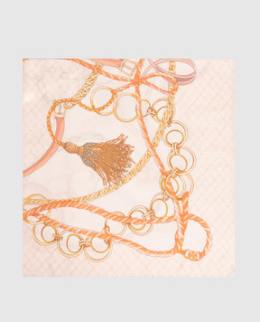 Twinset Beige printed scarf 261TA4420