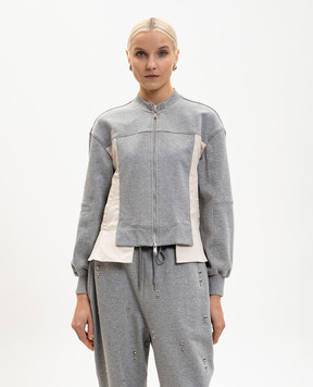 3.1 Phillip Lim Gray sports jacket E26160919TFT