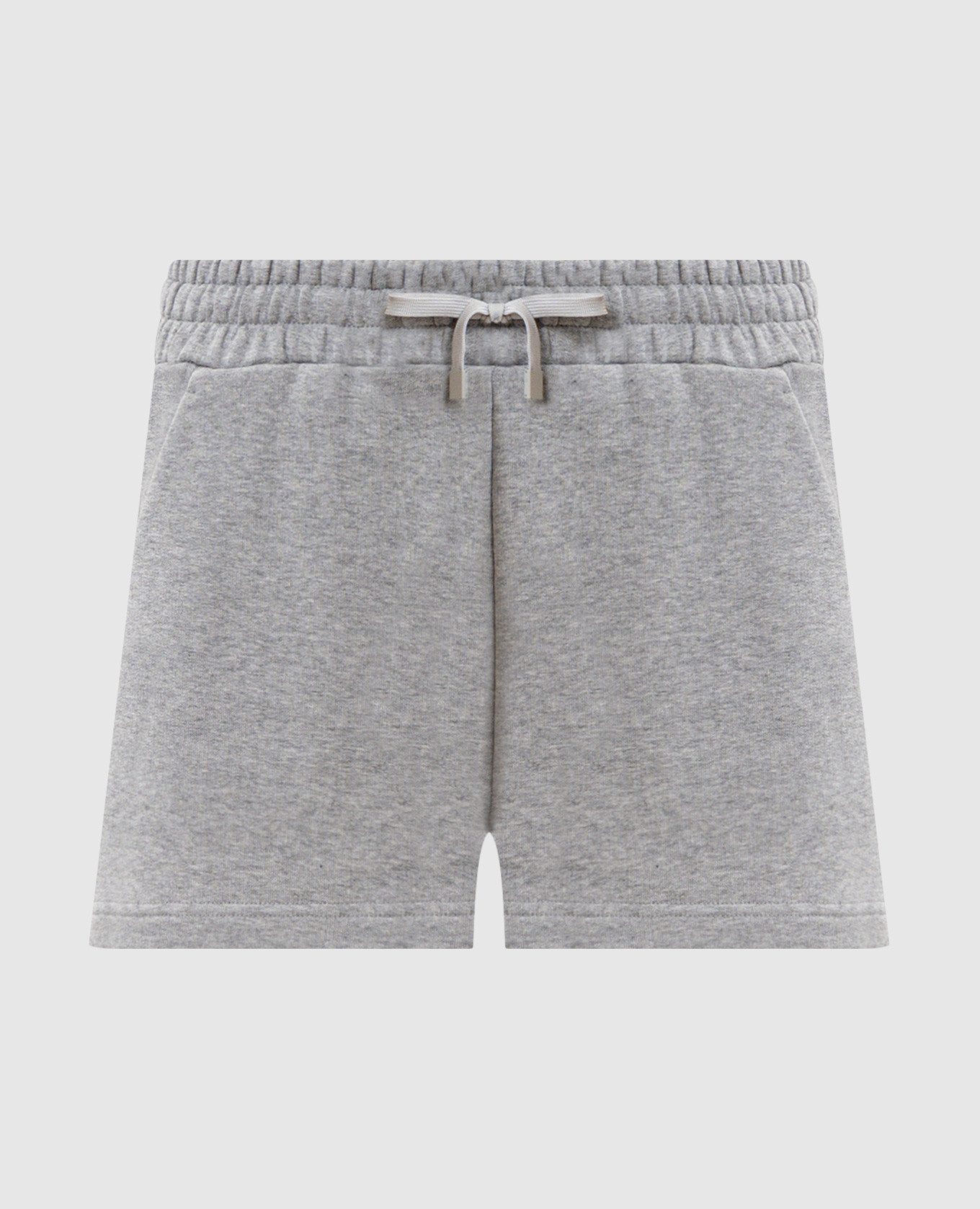 Graue LORMA-Shorts mit Aufschrift