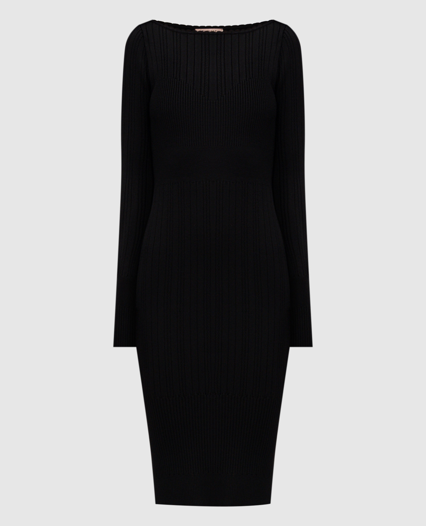 

Black dress with logo Twinset