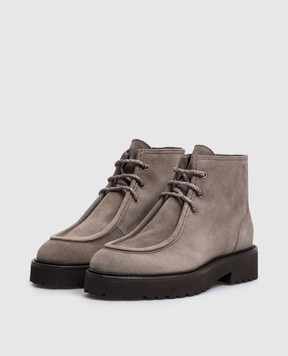 Doucal's Brown suede boots DD8742PHILUF252