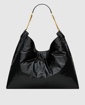 Saint Laurent Black leather hobo bag HORTENSE 871220AAGOL