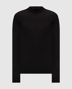 Stefano Ricci Black cashmere and silk jumper K606125L10F26302
