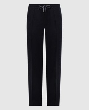 Brett Johnson Blue wool pants FW26P51LP991NAV