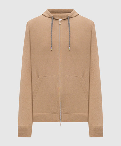 Beige cashmere sports jacket
