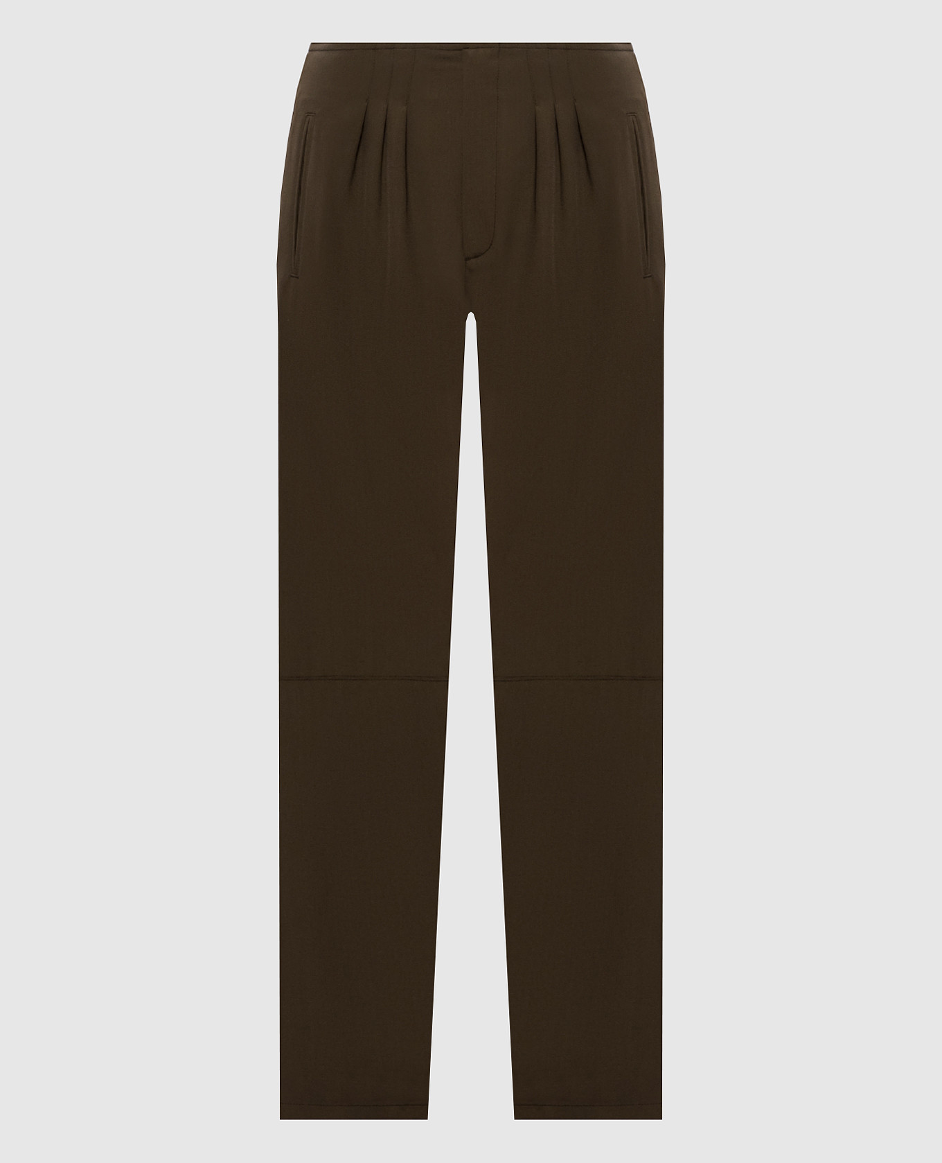 Khaki pants with wool Maison Margiela MM6