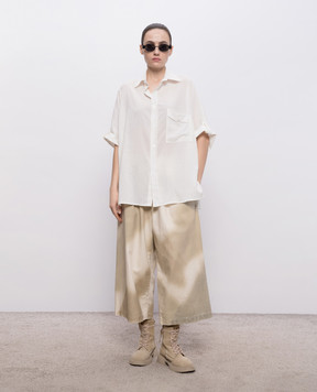 Y`S Yamamoto White shirt with lapels YKB16021