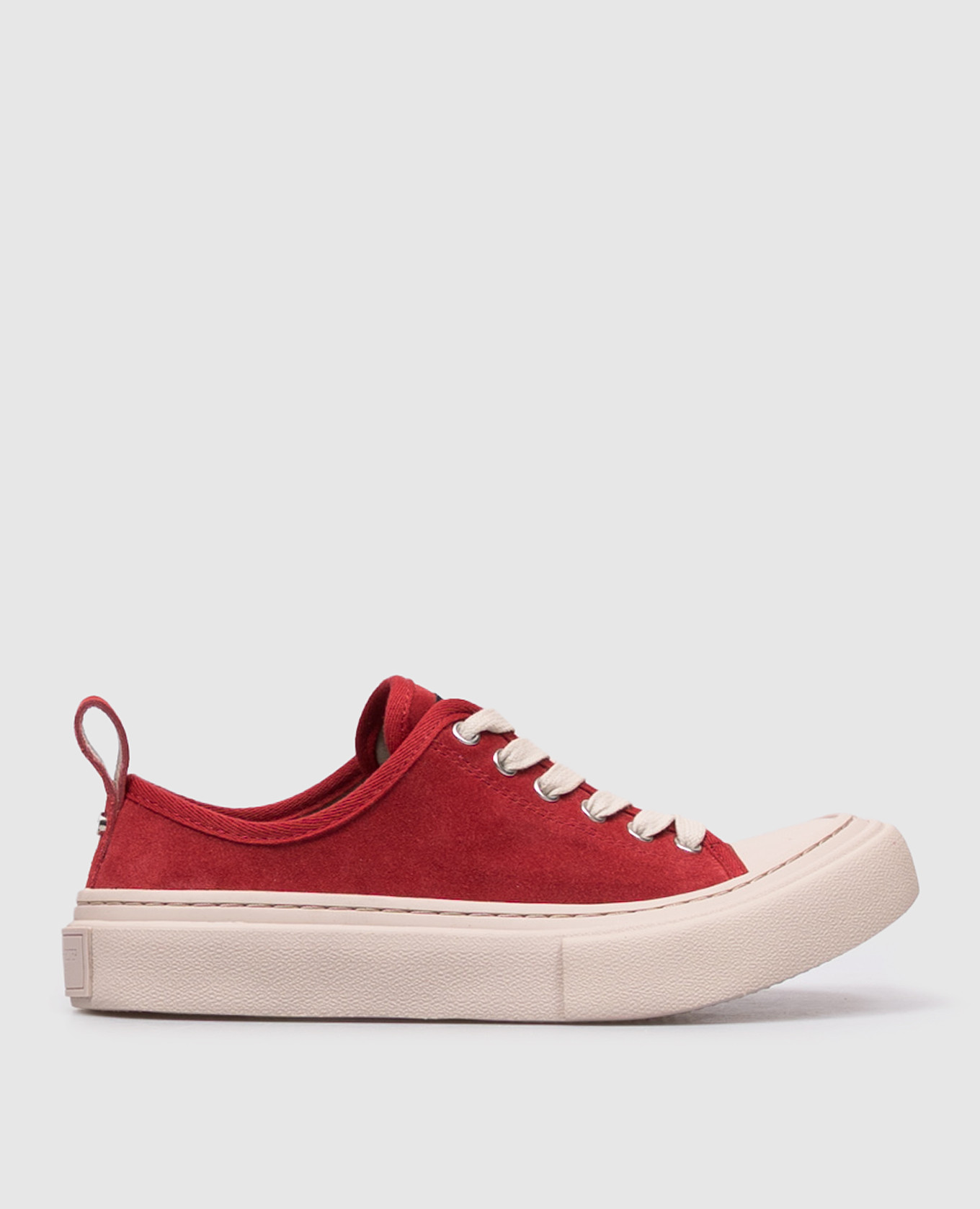 Red suede Halli sneakers