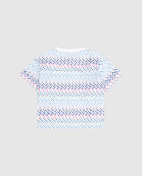Missoni Children's white T-shirt with logo print MY8A11Z3672810