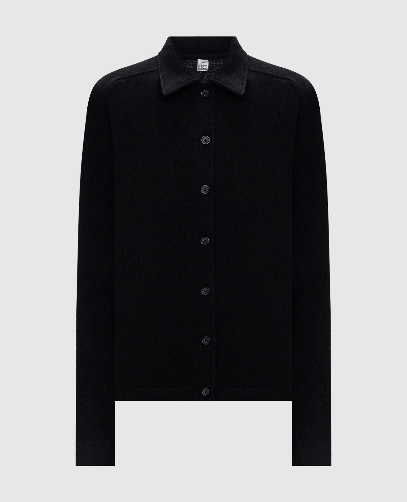 Black cashmere cardigan