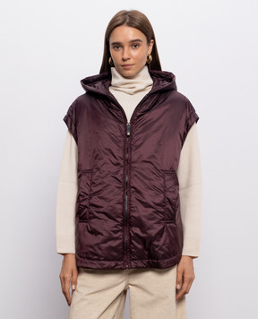 Max Mara Burgundy vest CAMBRA MTCAMBRA