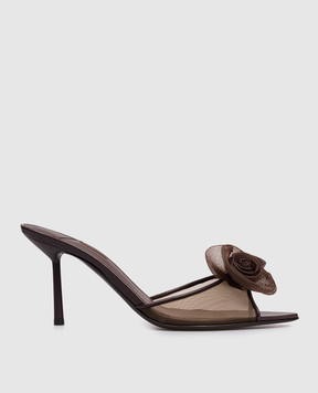 Le Silla Brown mules ROSE 5306D080BXPPNEM