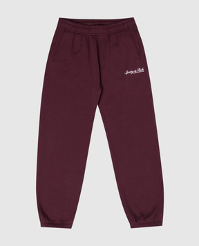 Sporty & Rich Children's burgundy insulated joggers Syracuse PA03775325RE02