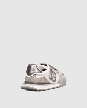 Dolce&Gabbana DG Athletic grey combination sneakers CK2384A6N71