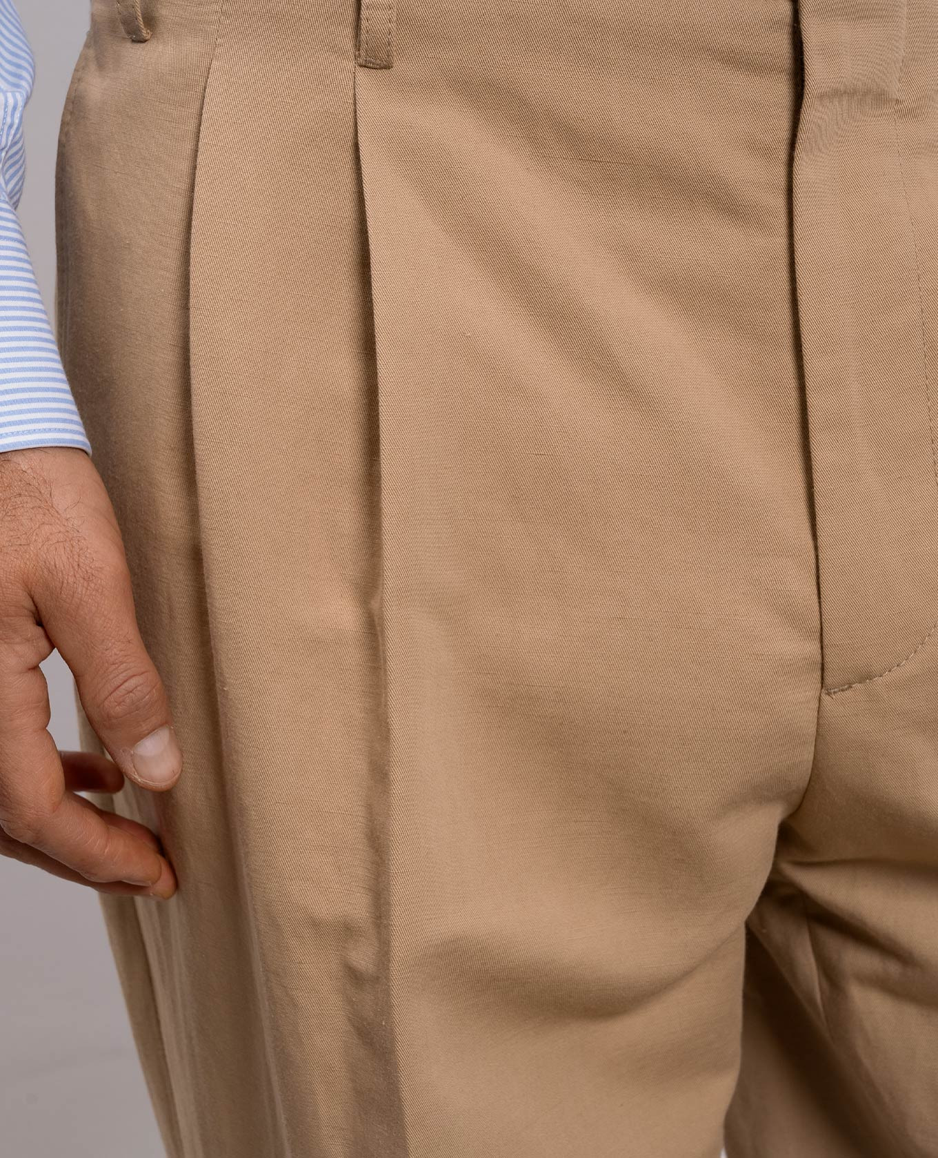 Beige linen pants Brunello Cucinelli 5