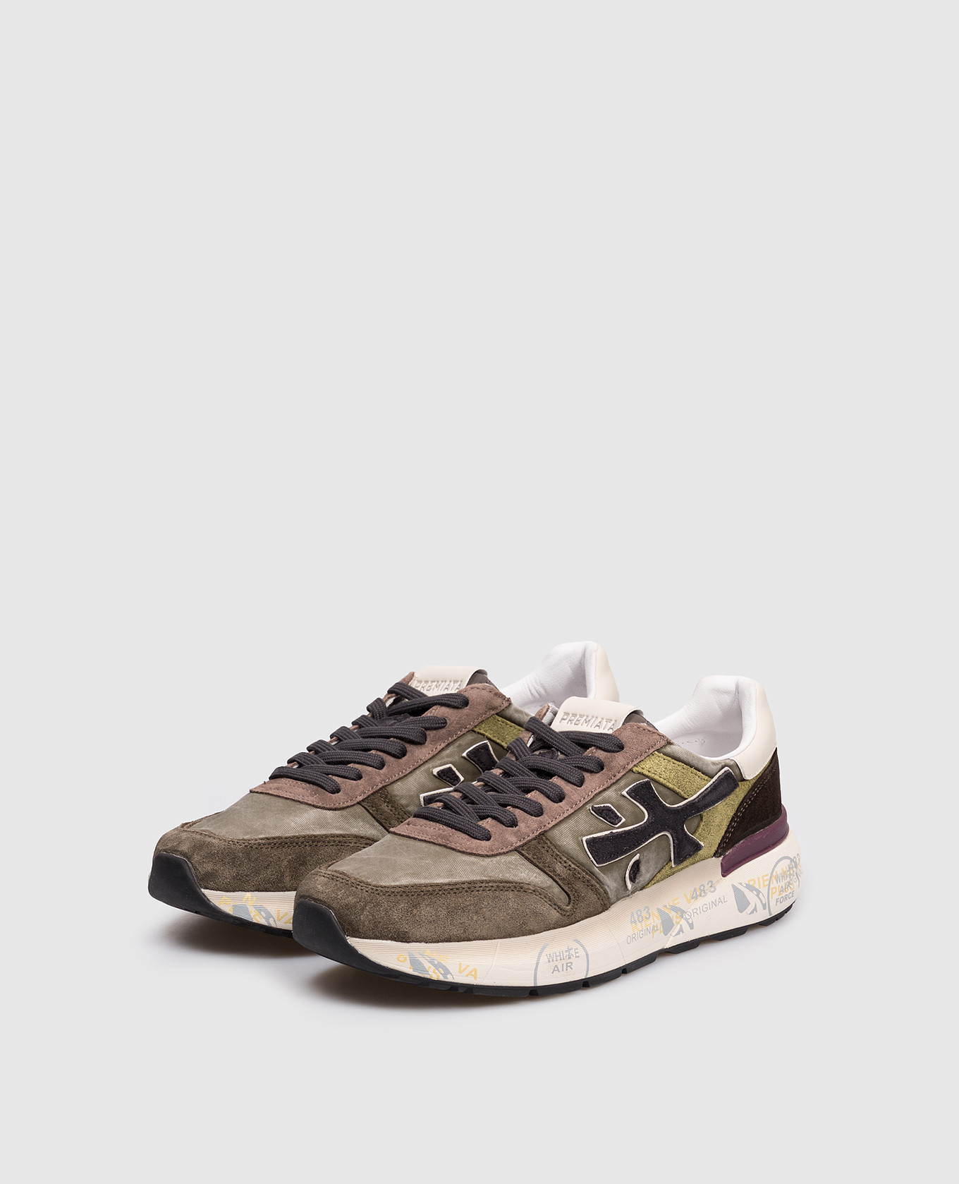 

MICK khaki combination sneakers Premiata