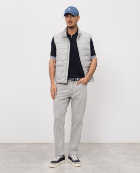Peserico Gray down vest R535751941G
