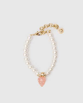 Casablanca White Strawberry bracelet with gold plating ASP26JW36801