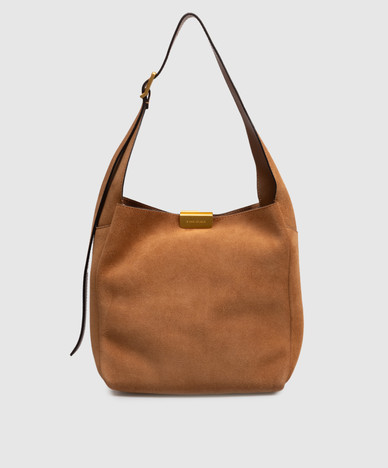 Brown suede bag Luz