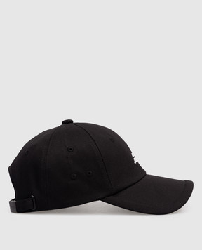 Juun.j Black cap with contrasting logo JW618BW015