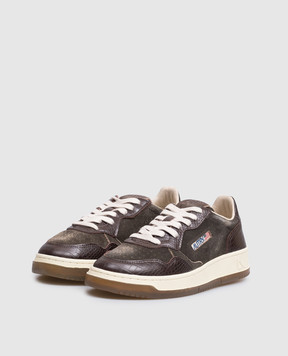 AUTRY Medalist brown suede sneakers AULWCJ01