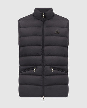 Moncler Treompan black down vest L20911A00119549SK