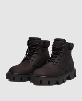 Moncler Black Peak City Nubuck Boots L209A4F00070M6882