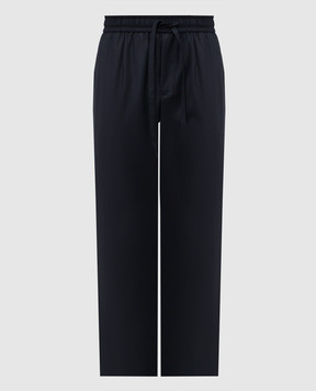 Dolce&Gabbana Blue wool pants GV4LHTFM2HO