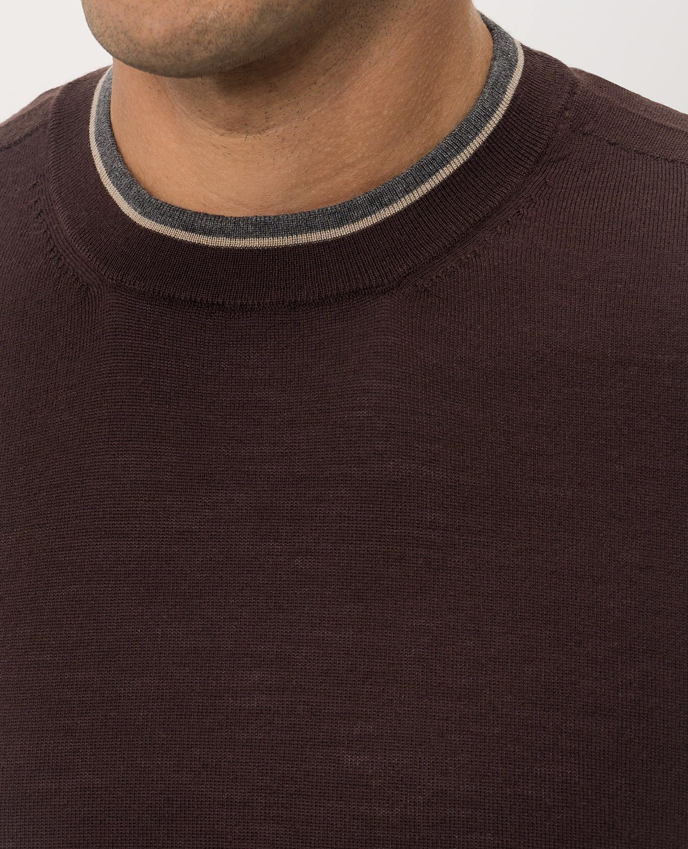 Burgundy cashmere jumper Peserico 5
